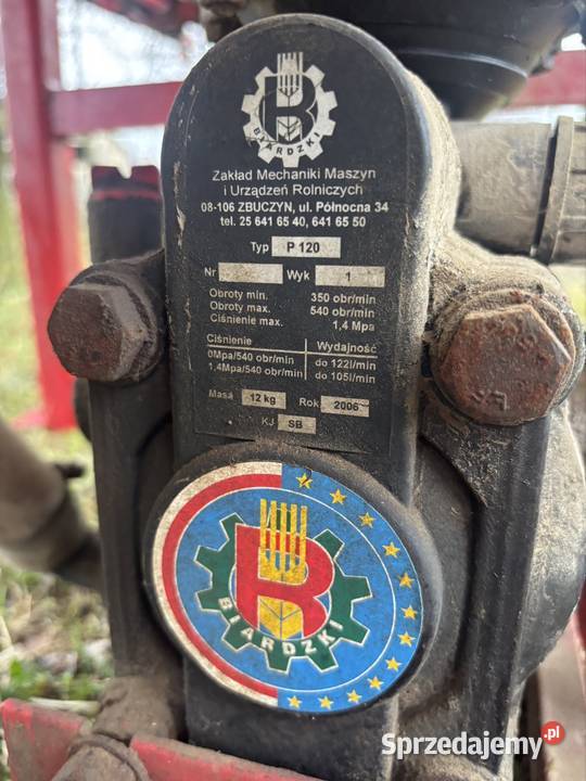 Opryskiwacz Biardzki 400l 12m Zawieszane Sarnaki