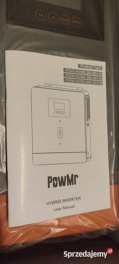 Inwerter solarny 4200W offgrid hybrydowy UPS 24V Orzesze