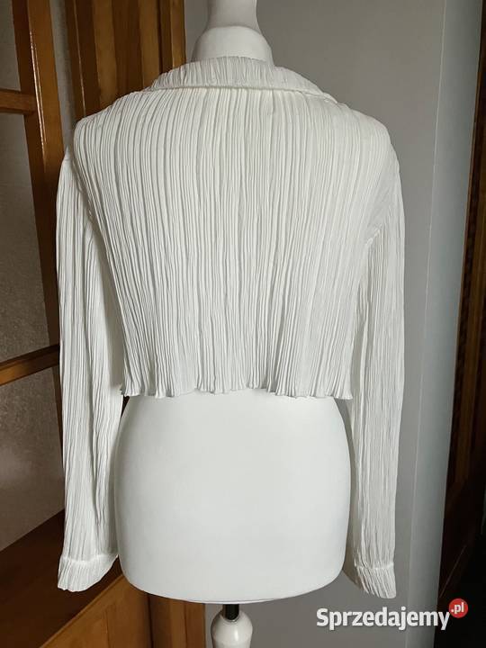 Nowa kremowa krótka bluzka koszula Moi Angel sprzedam