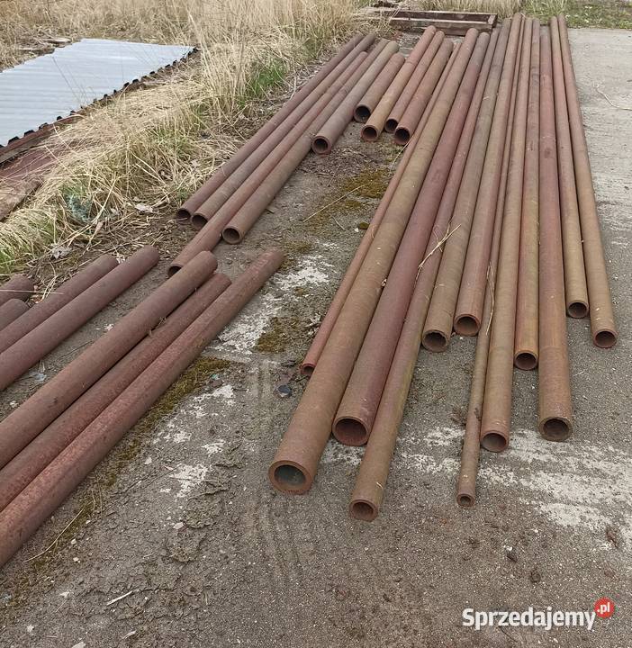 Rury stalowe o różnej grubości ścian Recz sprzedam