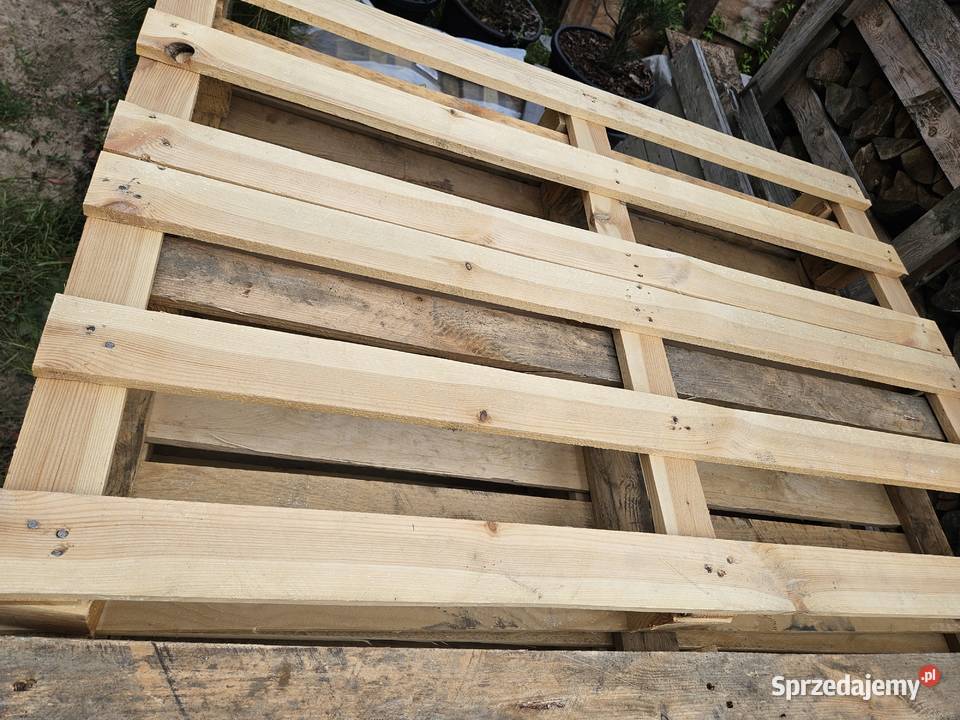 Palety 120x80 wysyłkowe jasne Białe Błota