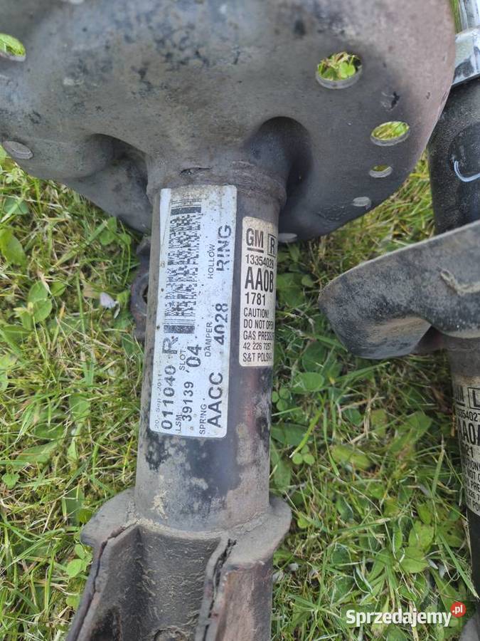 Opel Astra J 2011 amortyzatory przód bilstein 2 Goleniów