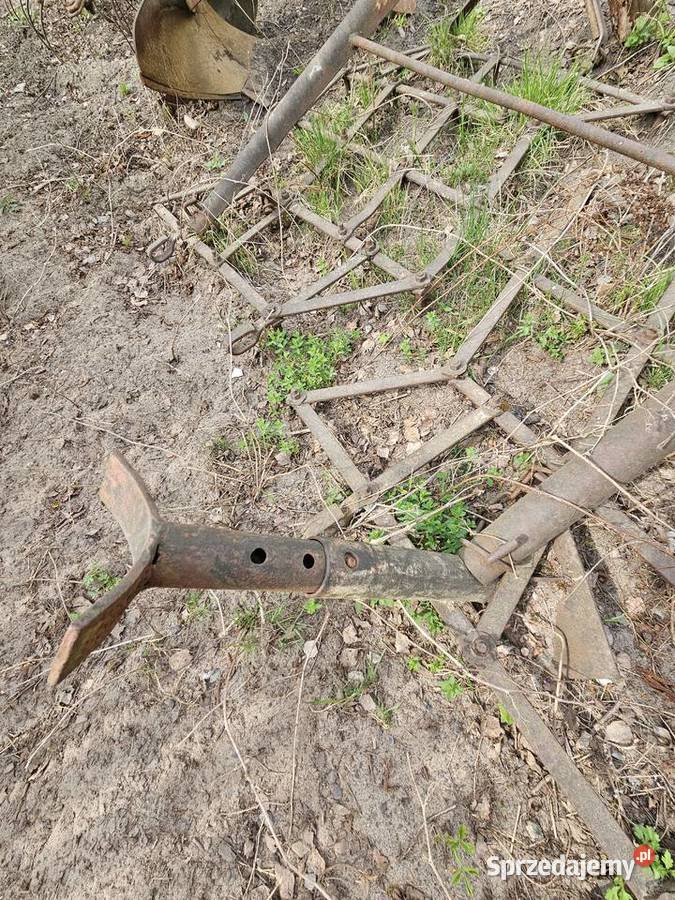 Trzy brony z ramą uszkodzony Nowy Sokołów sprzedam
