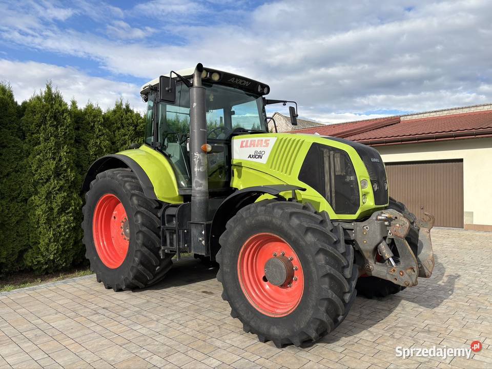 Claas Axion 840 lubelskie Grabów Szlachecki