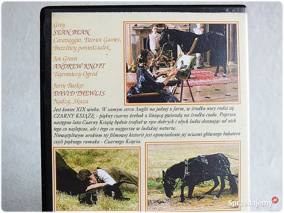 Kaseta VHS Czarny Książę Black Beauty Film na Żary