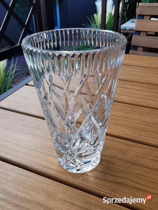 Piękny Wazon Kryształ Kryształowy PRL Vintage Piastów sprzedam