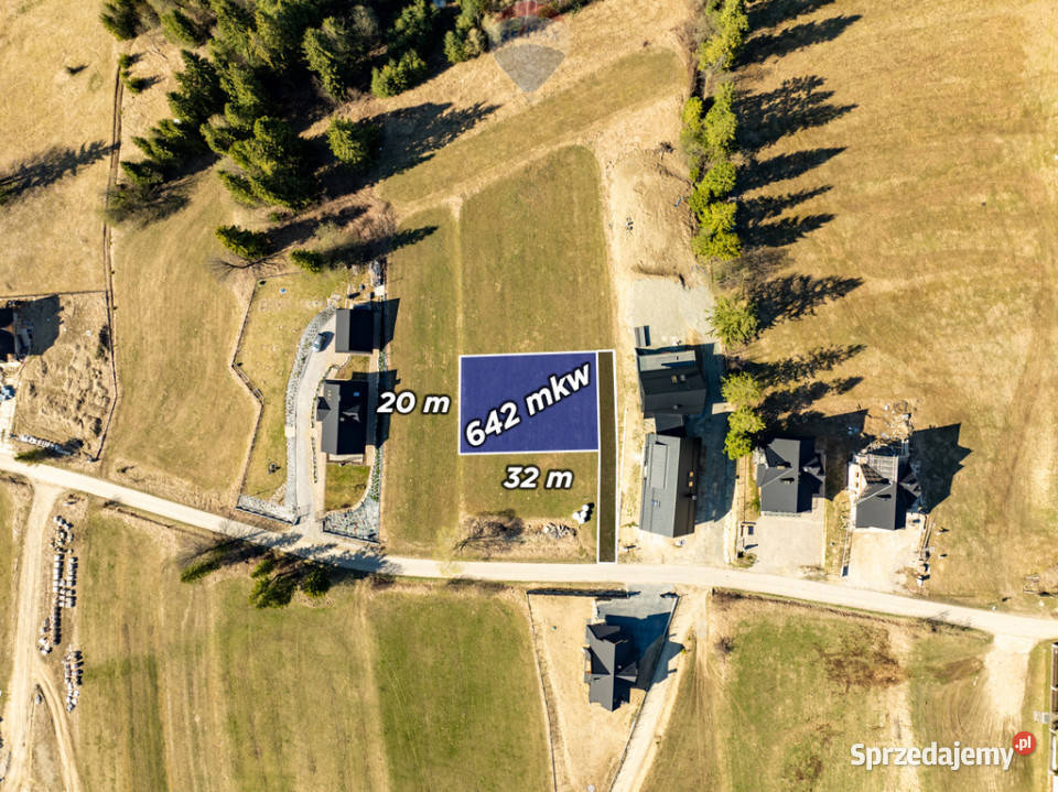 DZIAŁKA Z PANORAMĄ NA TATRY Rzepiska