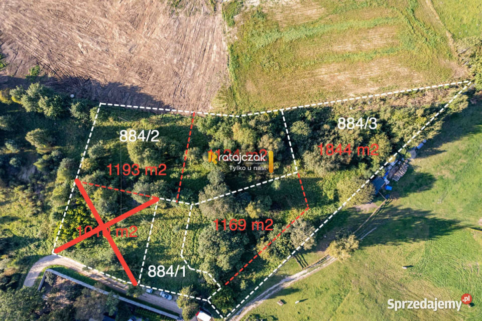 Działka 1010m2 Szemud Grzybowa 150zł/m2