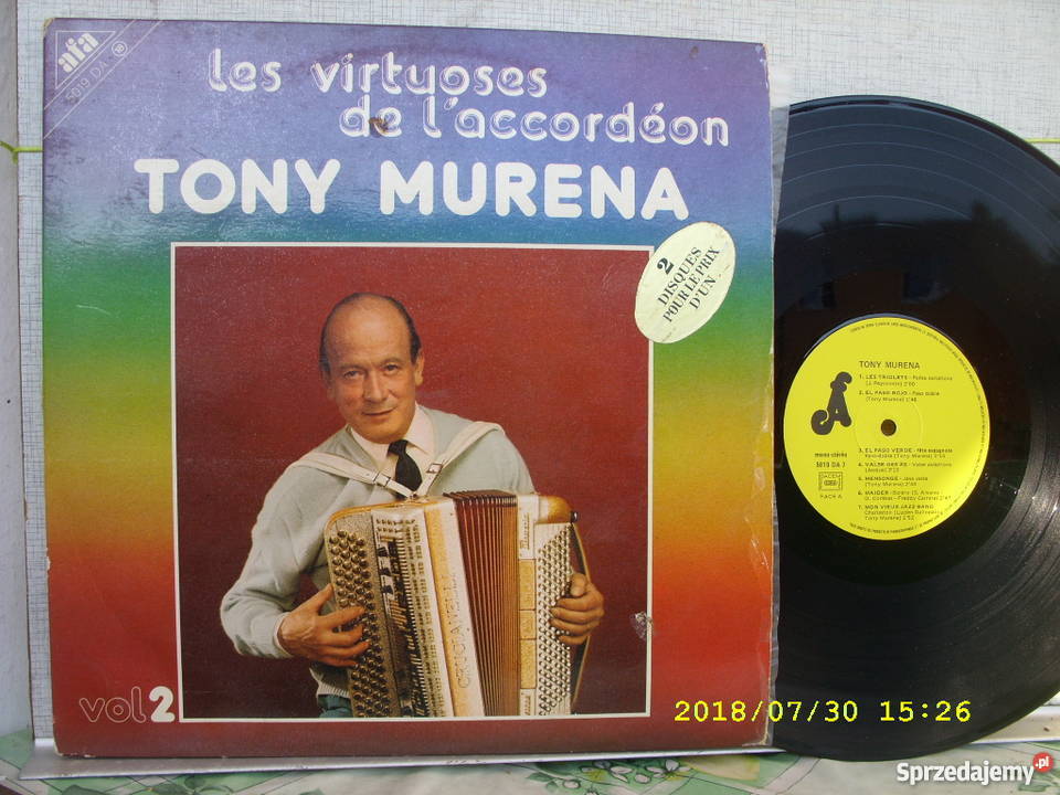 Dance Lp TONY MURENALES VIRTUOSES ACCORDEON2LP dolnośląskie Wołów