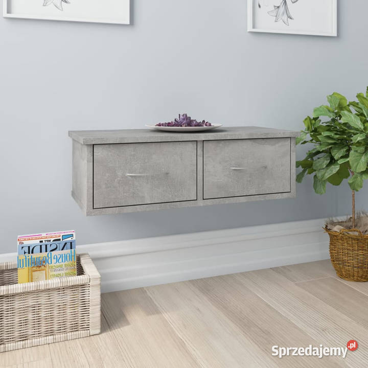 Półka ścienna betonowa szarość 60x26x185 Warszawa sprzedam