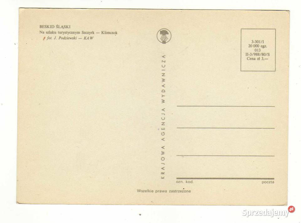 BESKID ŚLĄSKI SZLAK TURYSTYCZNY Krynki