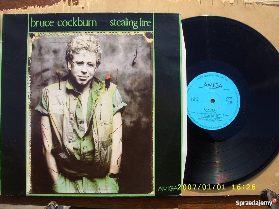 Rock LP bruce cocburnstealing fire Płyty i kasety Wołów