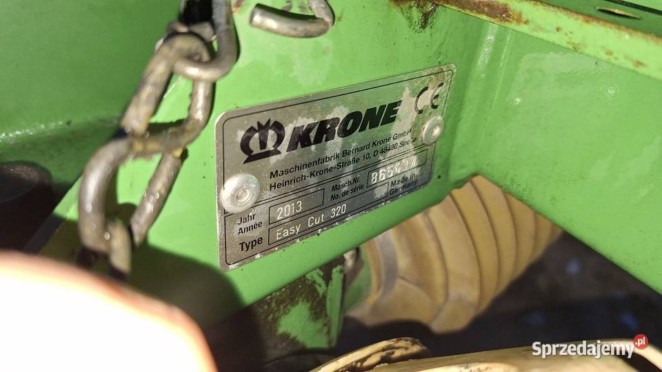Kosiarka Krone EasyCut 320 nieuszkodzony Wizna