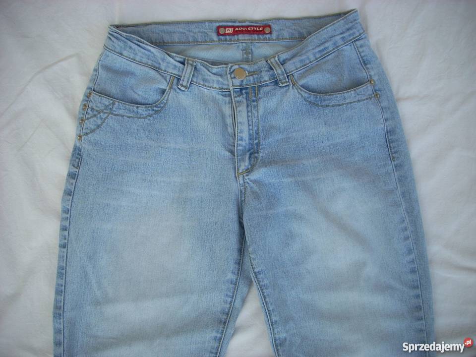 ADOSTYLE Dżinsy Jeansy Spodnie 38 40 niebieski Nowy Sącz