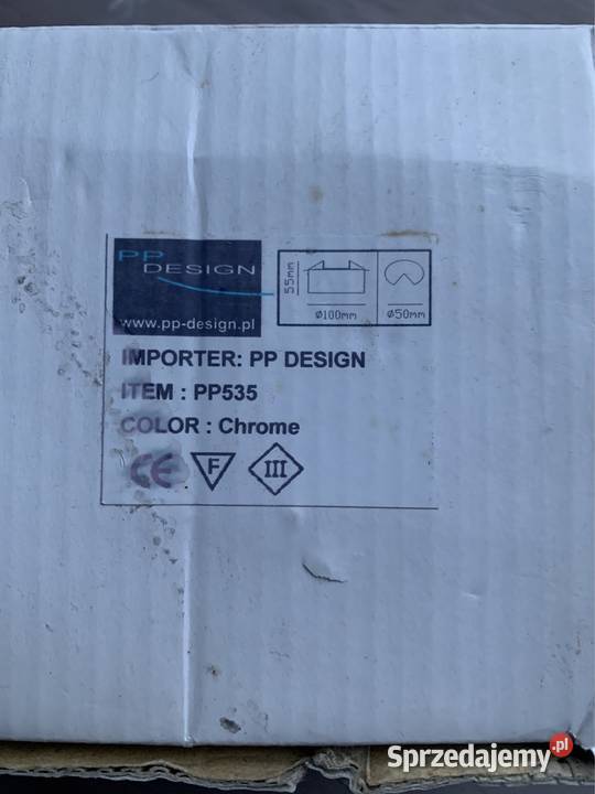 Oprawa Krysztal chrom wpuszczana PP Design Pp535 Oświetlenie Mosty sprzedam
