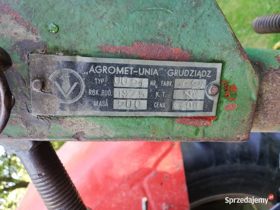 Pług 3 skibowy Unia Grudziądz nieuszkodzony Maszyny uprawowe małopolskie