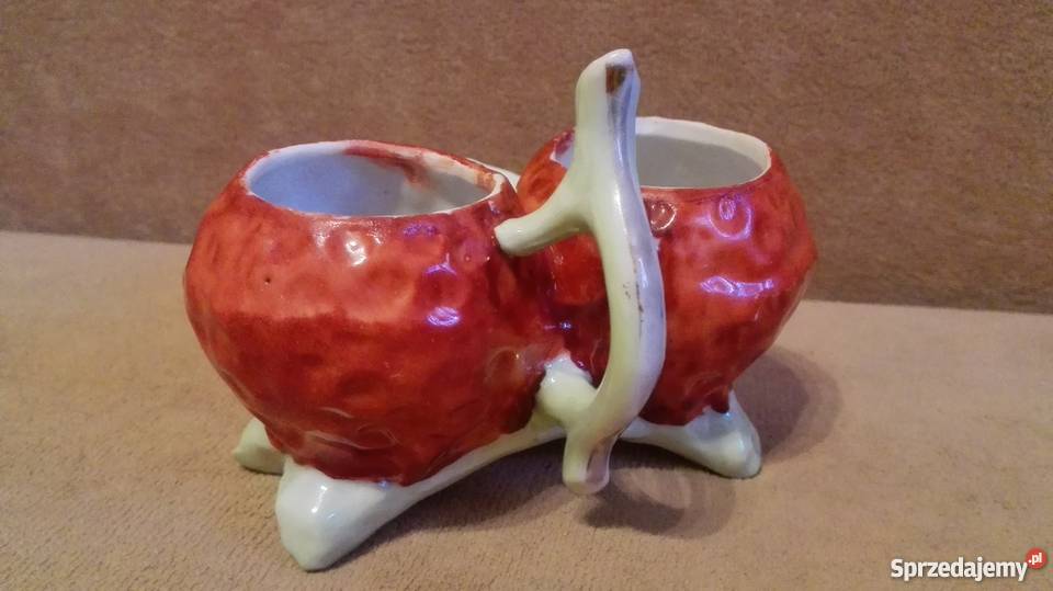 Stara porcelana truskawki Nysa