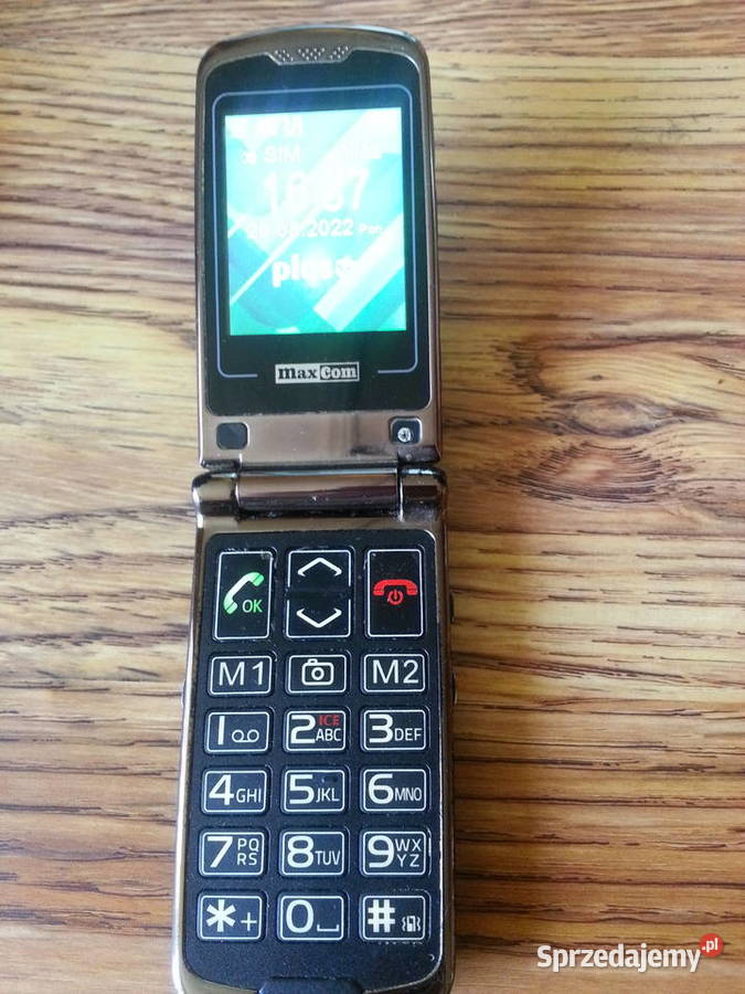 Telefon Maxcom MM822B seniora mazowieckie Wołomin sprzedam