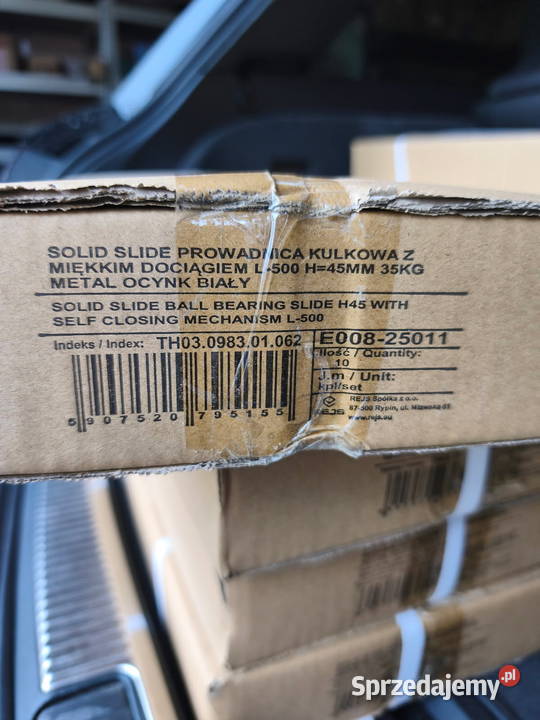 Prowadnica kulkowa SOLID SLIDE z miękkim Prowadnice wielkopolskie Gostyń