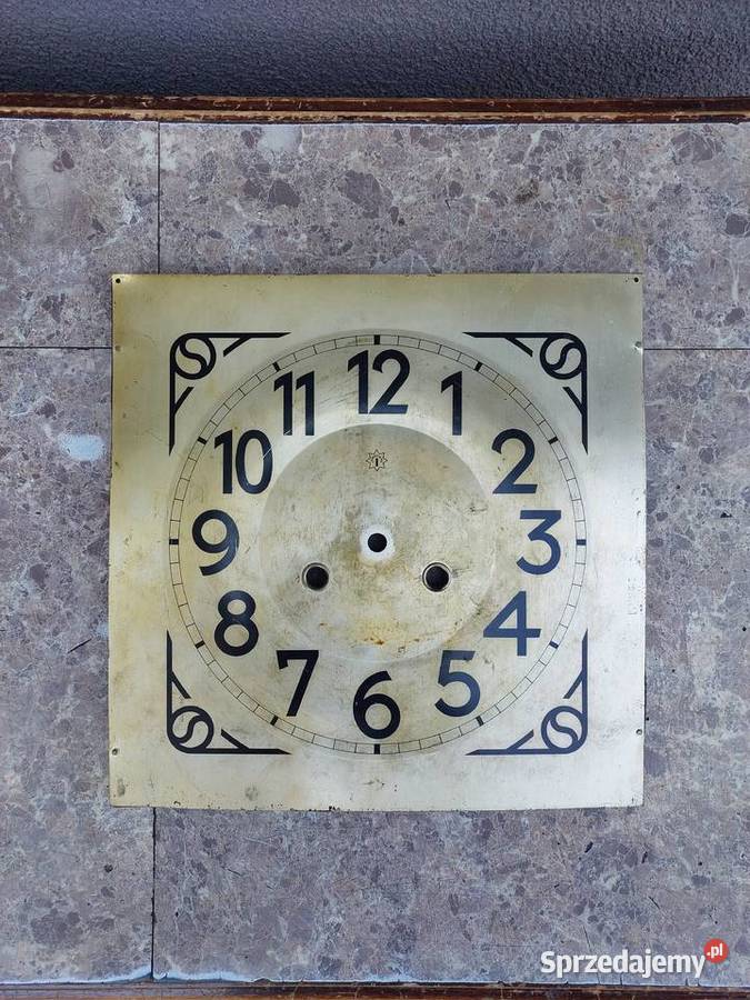 599 Tarcza starego zegara ściennego Junghans Antyki Tczew