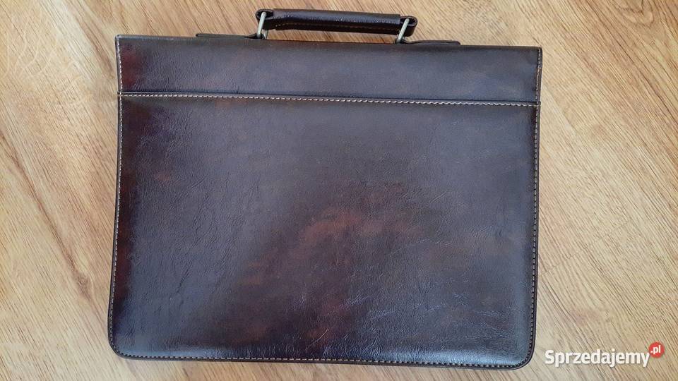 Elegancka Skórzana Aktówka Na Dokumenty Do Pracy Warszawa