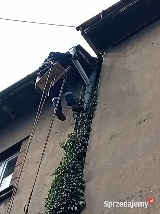 Rynny rury spustowe czyszczenie montaż Kraków