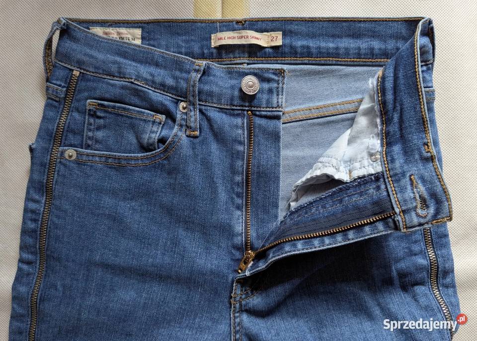 Levis Mile High Super Skinny Jeans Blue with Warszawa