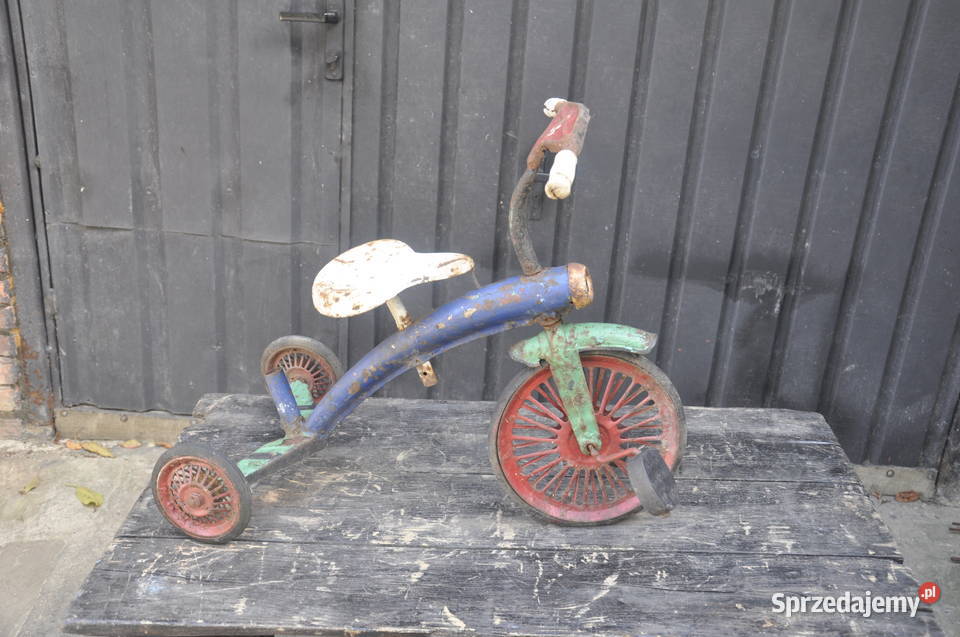 Triciclo Vintage Anni 40 Rowerek Metalow podkarpackie Rzeszów
