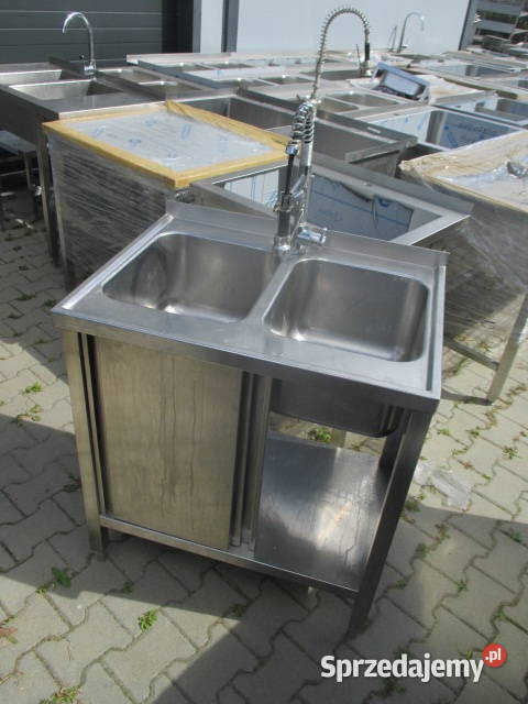 Zlew Gastronomiczny 2 Komorowy Drzwi Suwane Z wielkopolskie Ostrów Wielkopolski sprzedam