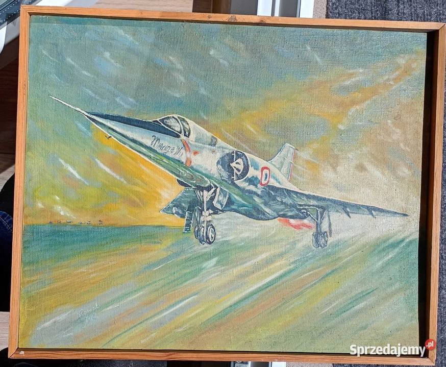 Obraz olejny ręcznie malowany Malbork sprzedam