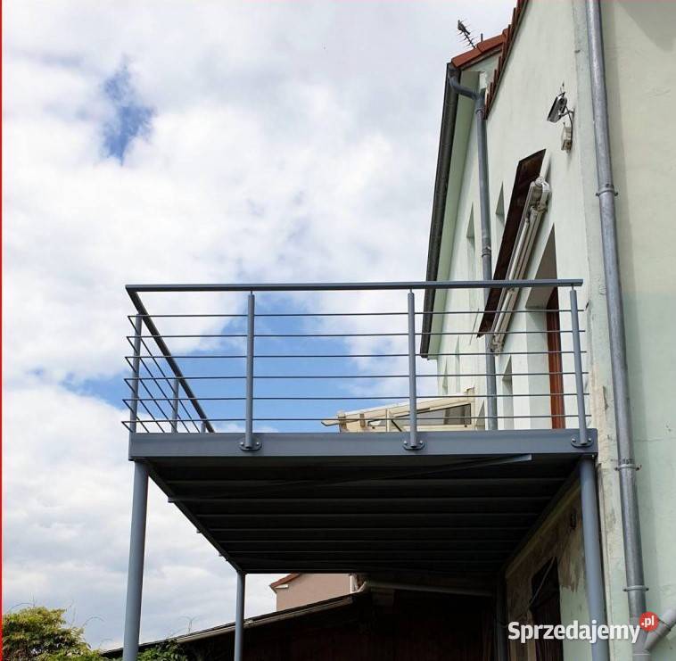 Balkon Doczepiany StalowyModułowy Balkon Wykonanie wejść i tarasów śląskie
