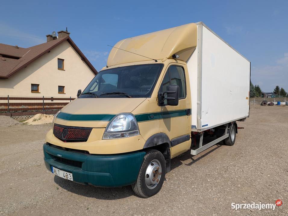 Renault Mascott 160 Kontener Winda 1000 DMC 65t nieuszkodzony lubelskie Kalinowice