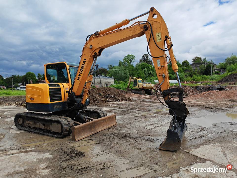 Hyundai 80 cr 9 A Koparka gąsienicowa pług nie Cieszyn