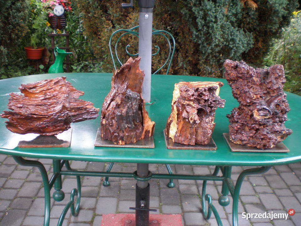 drewniana ozdoba na metalowej podstawie Siedlce sprzedam