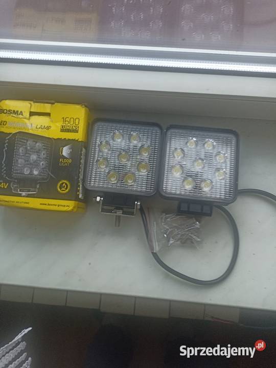 Dwie lampy robocze LED firmy Bosma 1224V Części samochodowe śląskie Dąbrowa Górnicza
