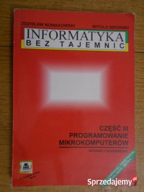 Z Nowakowski W Sikorski Informatyka bez tajemnic