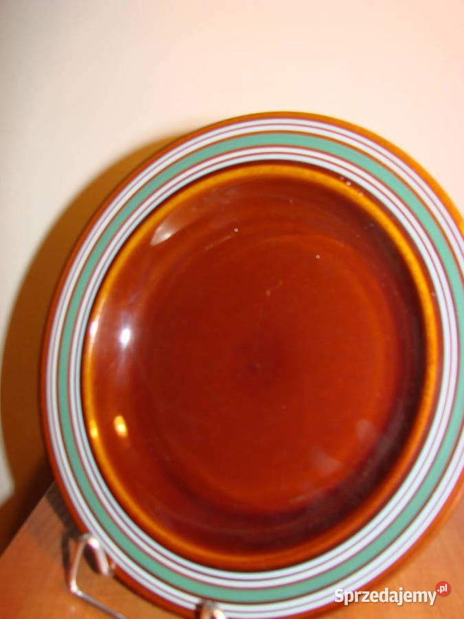Porcelit Tułowice talerz obiadowy PRL pomorskie Pruszcz Gdański
