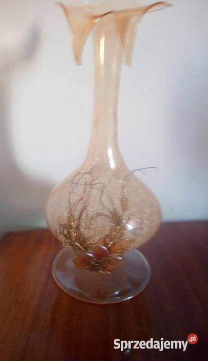 Wazonik kolorowe szkło mazowieckie