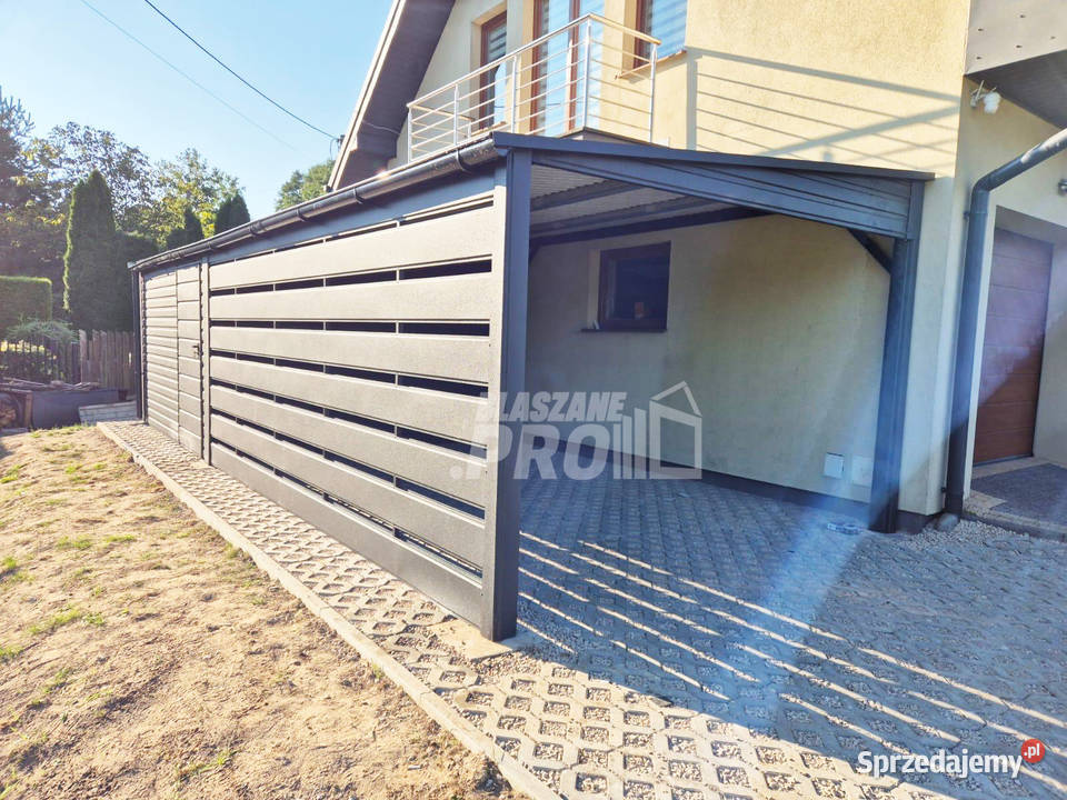 Schowek domek ogrodowy 34 m wiata 36 m antracyt śląskie Mysłowice