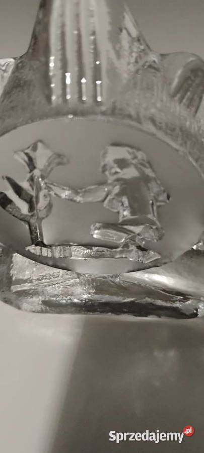 Szklany przycisk do papieru śląskie Kłobuck