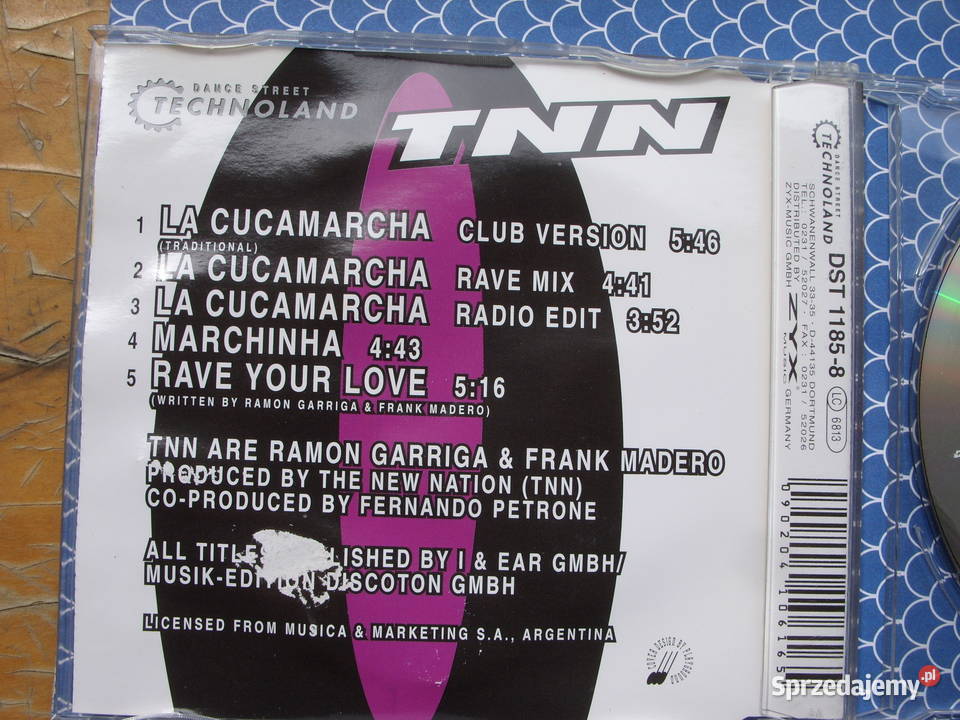 Techno singiel CD LA CUCAMARDHA T NN Wołów