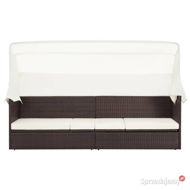 Sofa ogrodowa z zadaszeniem polirattanowa Warszawa