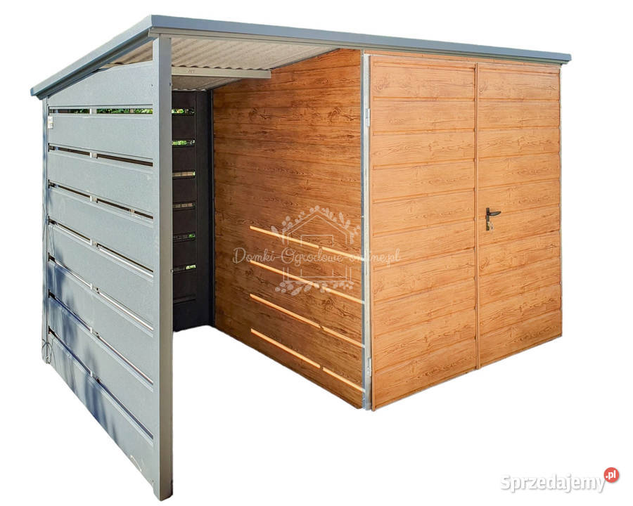 Schowek Domek Ogrodowy 2x2 wiata 12m j Orzech Konin