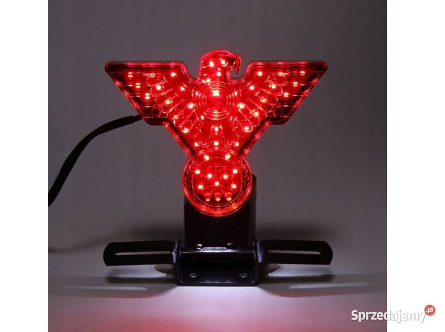 LAMPA MOTOCYKLOWA TYŁ ORZEŁ CRUISER CHOPPER Sosnowiec