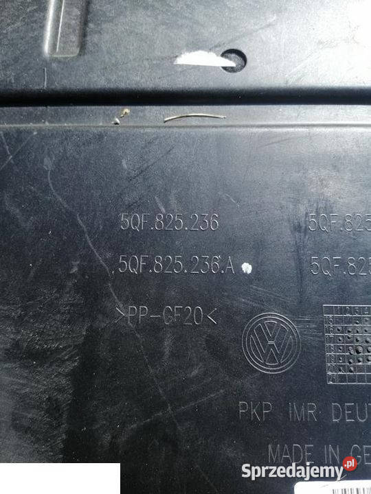 VOLKSWAGEN TIGUAN 5QF OSŁONA SILNIKA SPÓD Wyposażenie wnętrza Kozubszczyzna