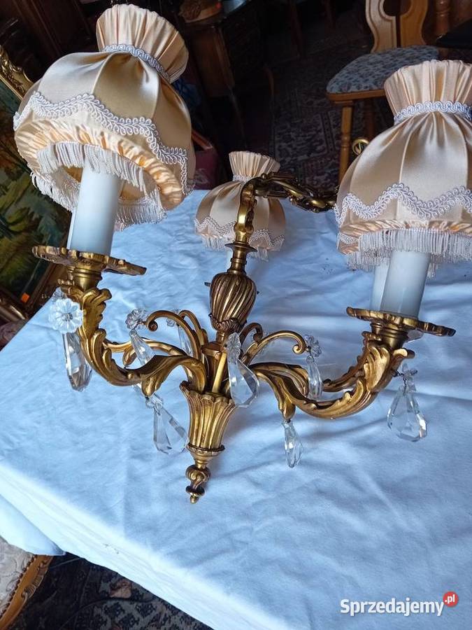 Żyrandol mosiężny Tarnogród