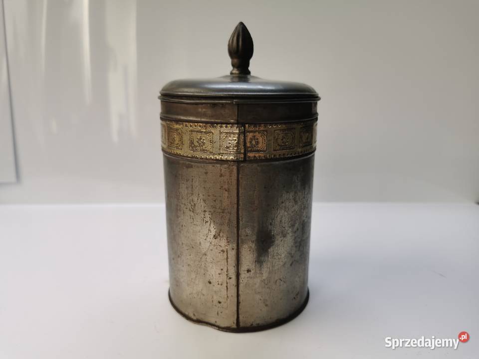 stara puszka na herbatę Pozostałe Antyki, Sztuka, Kolekcje lubelskie Lublin