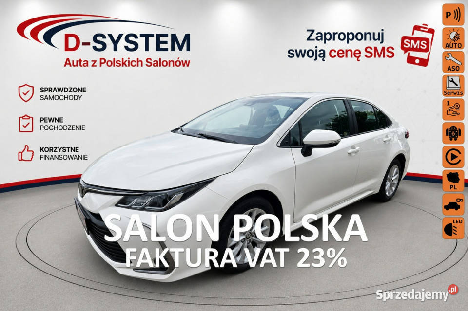 Toyota Corolla 2023 Salon Polska 1Właściciel garażowany Białystok sprzedam