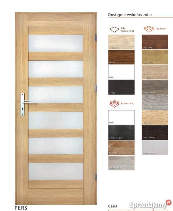drzwi pokojowe na wymiar kamuflaż futryn nowe Drzwi i okna Łódź