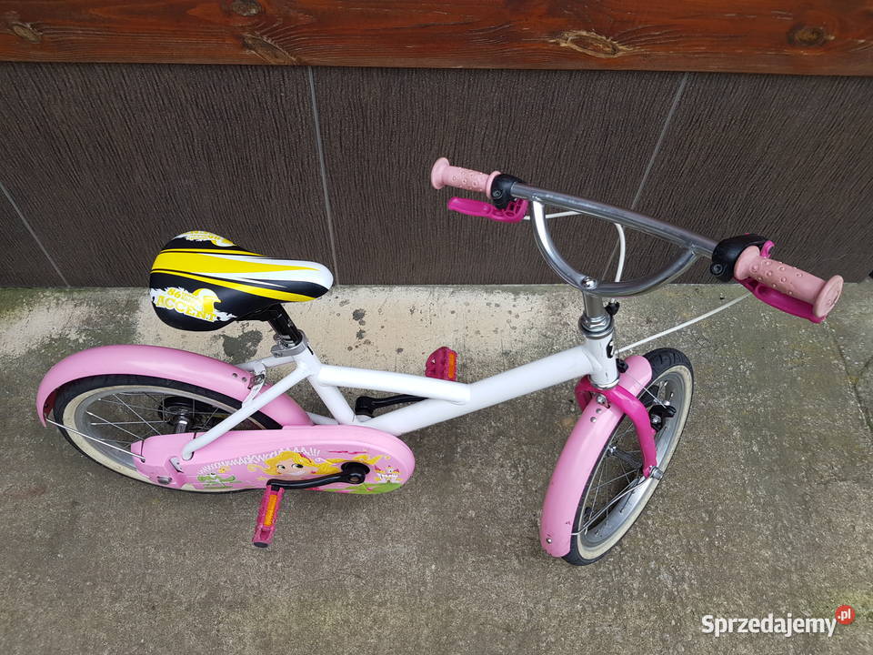 Rowerek dziecięcy białoróżowy BTwin Liloo Warszawa sprzedam